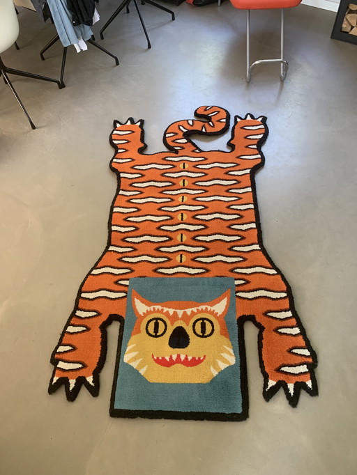 Walter van Beirendonck X Ikea Tiger Art Tapijt