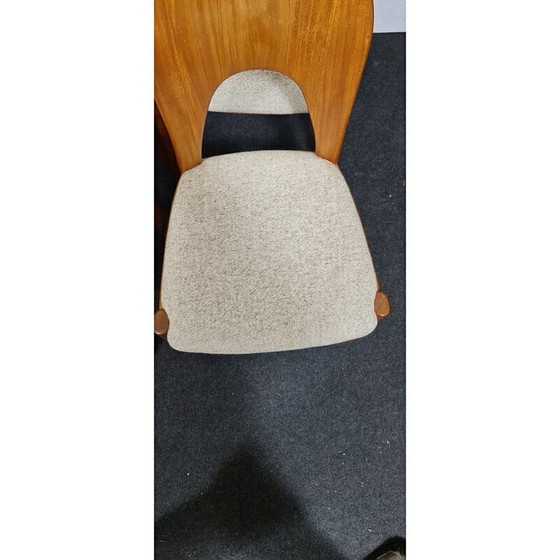 Image 1 of Set van 6 vintage teakhouten eetkamerstoelen van Niels Koefoed voor Hornslet, Denemarken