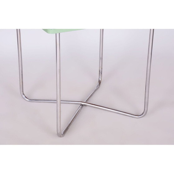 Image 1 of Bauhaus vintage tafel in chroomstaal voor Hynek Gottwald, Tsjecho-Slowakije 1930