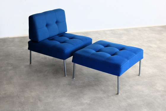 Image 1 of Vintage Fauteuil + Hocker Van Cadovius Voor France & Sön