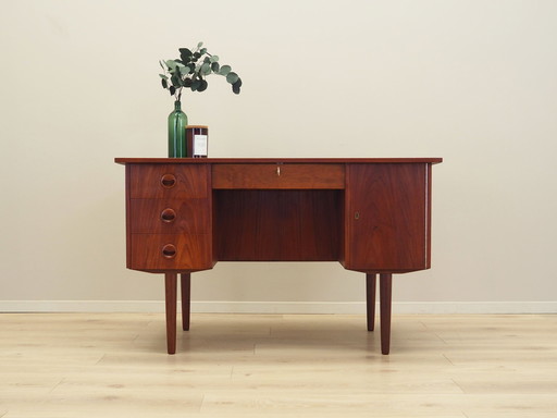 Teakhouten bureau, Deens ontwerp, 1970S, Productie: Denemarken