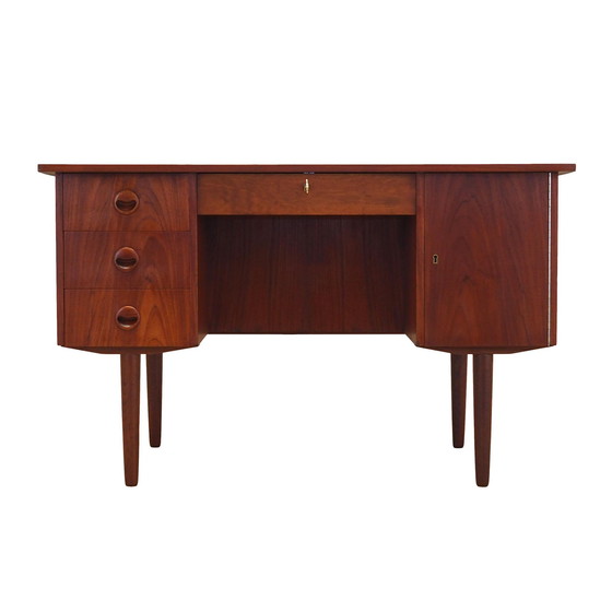 Image 1 of Teakhouten bureau, Deens ontwerp, 1970S, Productie: Denemarken