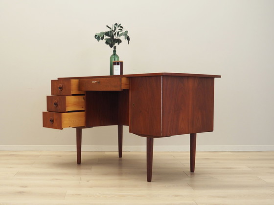 Image 1 of Teakhouten bureau, Deens ontwerp, 1970S, Productie: Denemarken