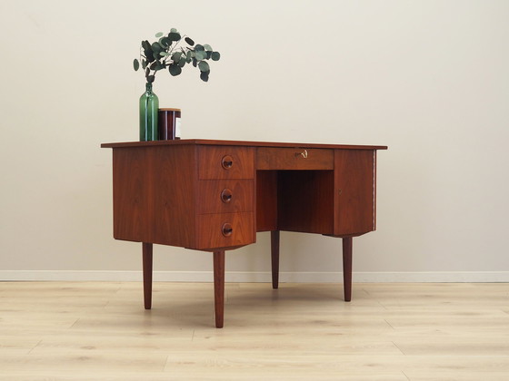 Image 1 of Teakhouten bureau, Deens ontwerp, 1970S, Productie: Denemarken