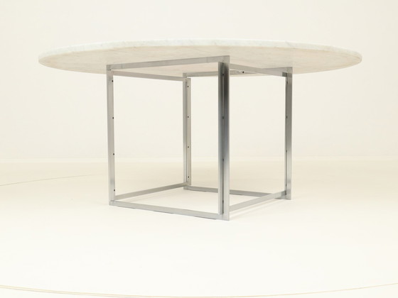 Image 1 of Eettafel Pk 54 van Poul Kjaerholm voor Fritz Hansen, Denemarken, 1987