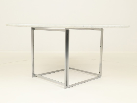 Image 1 of Eettafel Pk 54 van Poul Kjaerholm voor Fritz Hansen, Denemarken, 1987