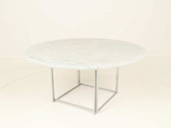 Image 1 of Eettafel Pk 54 van Poul Kjaerholm voor Fritz Hansen, Denemarken, 1987