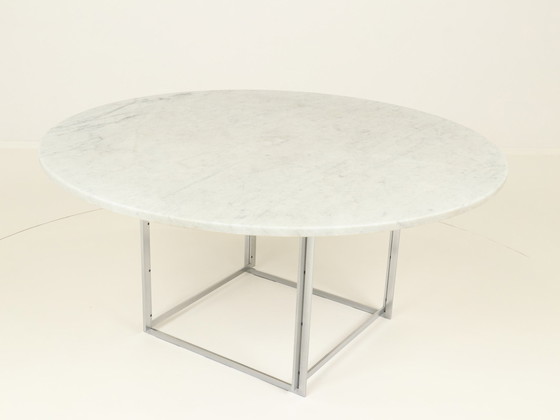 Image 1 of Eettafel Pk 54 van Poul Kjaerholm voor Fritz Hansen, Denemarken, 1987