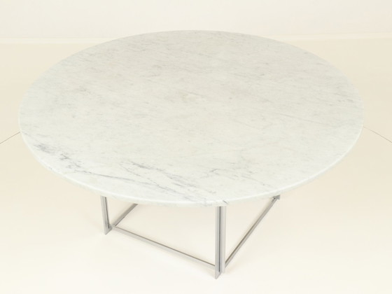 Image 1 of Eettafel Pk 54 van Poul Kjaerholm voor Fritz Hansen, Denemarken, 1987