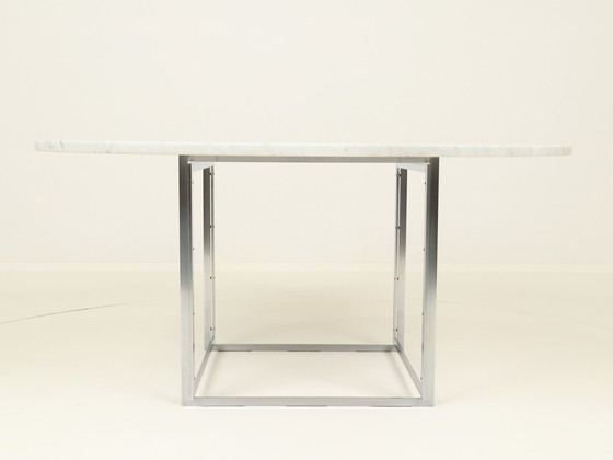 Image 1 of Eettafel Pk 54 van Poul Kjaerholm voor Fritz Hansen, Denemarken, 1987