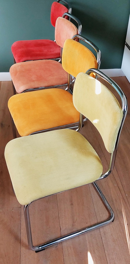 4x Dutch Originals Gispen Classics 101 chair