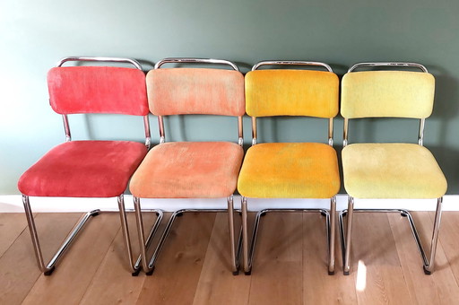 4x Dutch Originals Gispen Classics 101 chair