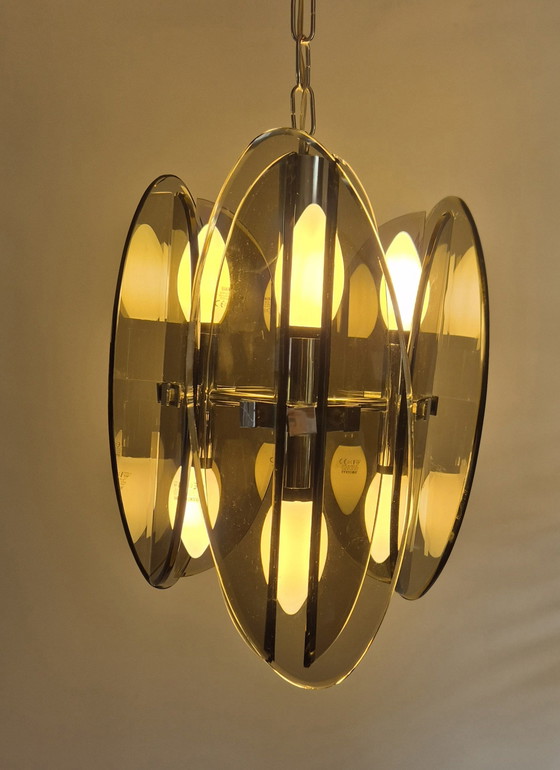 Image 1 of Veca Hanglamp / Italiaans Design / Jaren 70