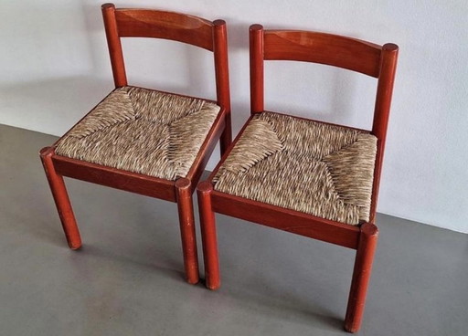 2x Vintage Stoelen