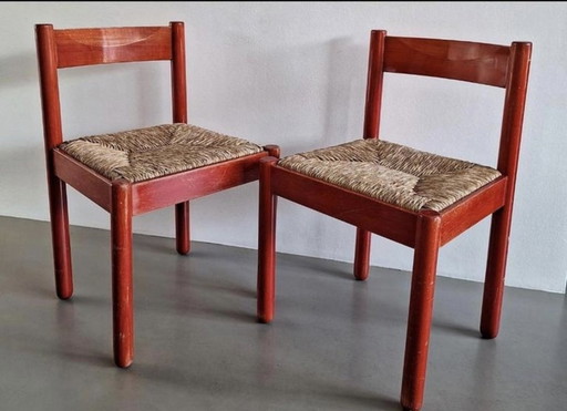 2x Vintage Stoelen