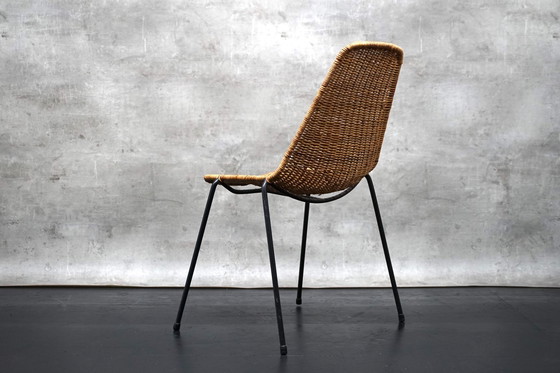 Image 1 of Mid Century fauteuil met voetenbankje van Gian Franco Legler voor Legler, jaren 1950, set van 2