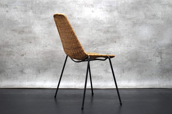 Image 1 of Mid Century fauteuil met voetenbankje van Gian Franco Legler voor Legler, jaren 1950, set van 2