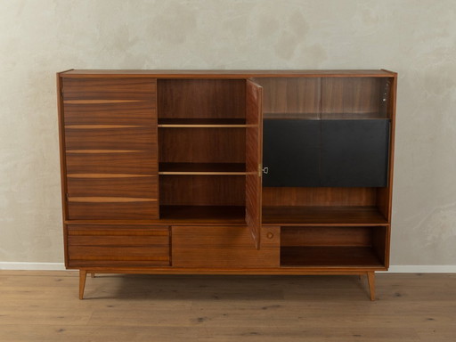 Highboard met vitrine uit 1960S