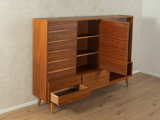 Highboard met vitrine uit 1960S