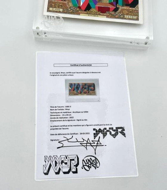 Image 1 of Street Art - Hedendaagse kunst - 100C-5 - Wxyz - 2022