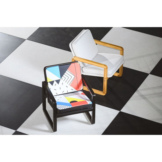 Image 1 of Vintage Bauhaus fauteuil, jaren 1980