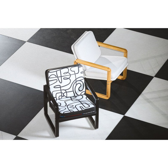 Image 1 of Vintage Bauhaus fauteuil, jaren 1980