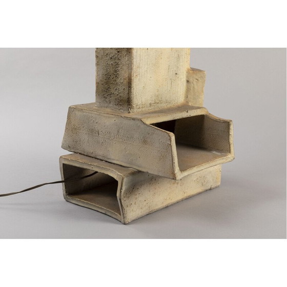 Image 1 of Vintage keramische lamp van Marius Bessone, 1960