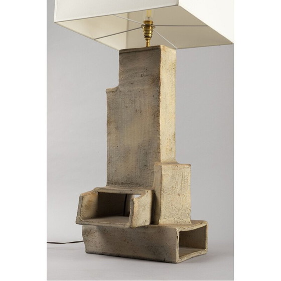 Image 1 of Vintage keramische lamp van Marius Bessone, 1960