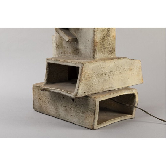 Image 1 of Vintage keramische lamp van Marius Bessone, 1960