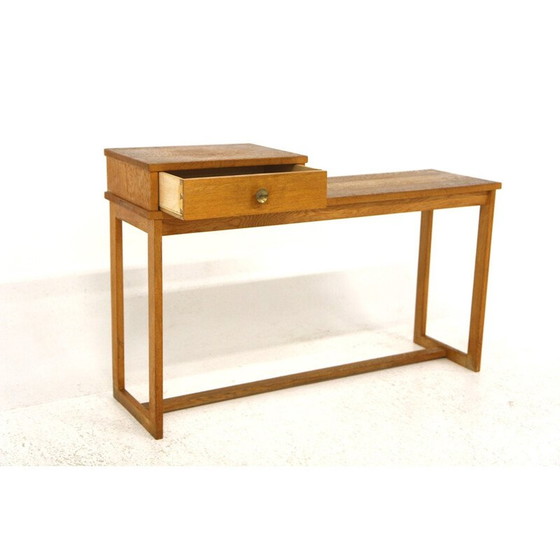 Image 1 of Scandinavische vintage eikenhouten bank, Zweden 1960