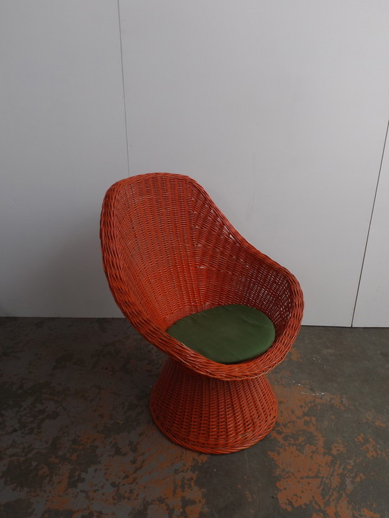 Image 1 of Vintage rotan stoel '70