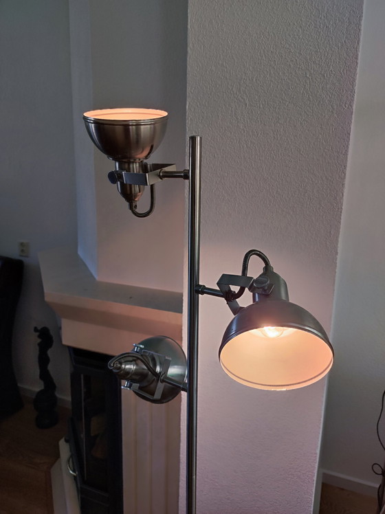 Image 1 of Vintage metalen vloerlamp