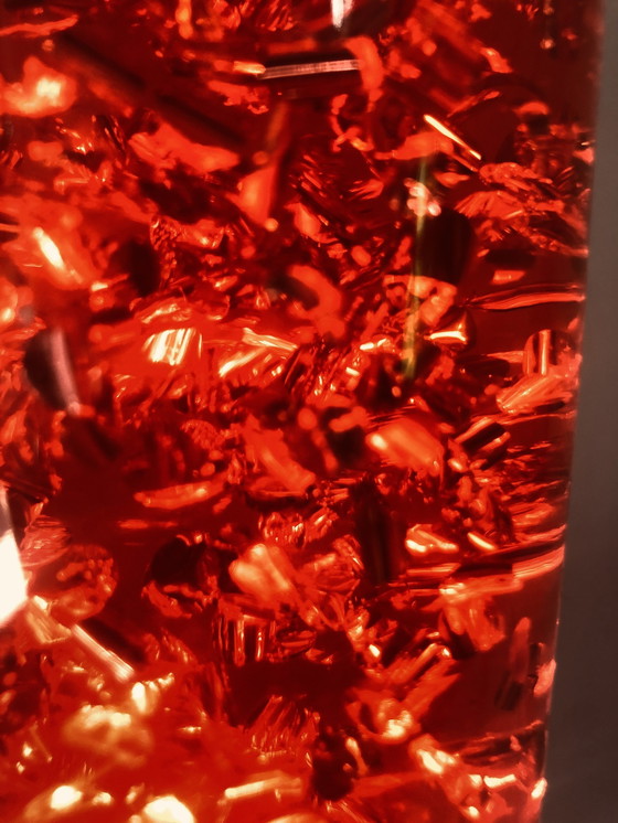 Image 1 of Lampe à Paillettes Vintage - Glitterlamp - Ruimtetijdperk - 1970