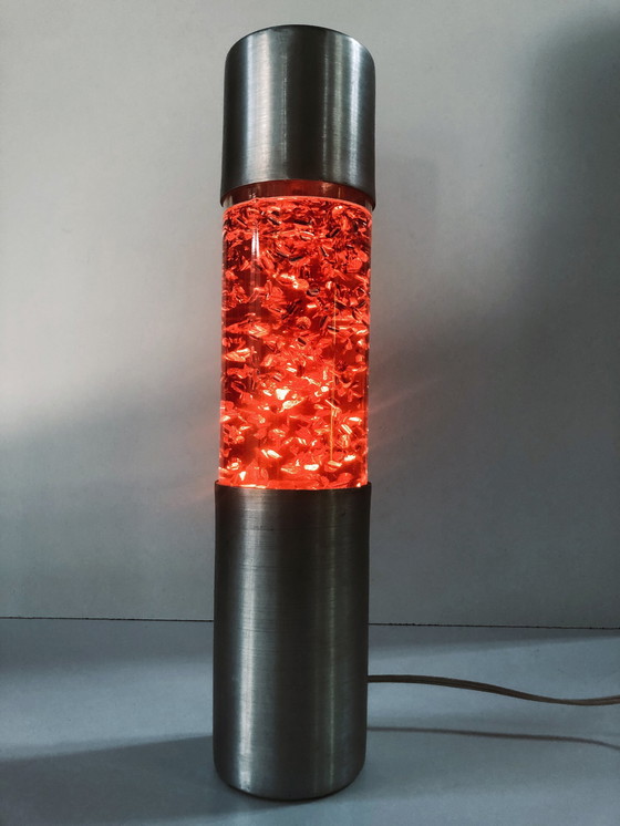 Image 1 of Lampe à Paillettes Vintage - Glitterlamp - Ruimtetijdperk - 1970