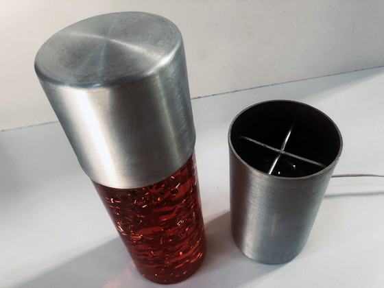 Image 1 of Lampe à Paillettes Vintage - Glitterlamp - Ruimtetijdperk - 1970