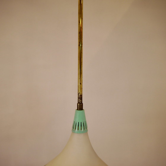 Image 1 of Vintage glas hanglamp