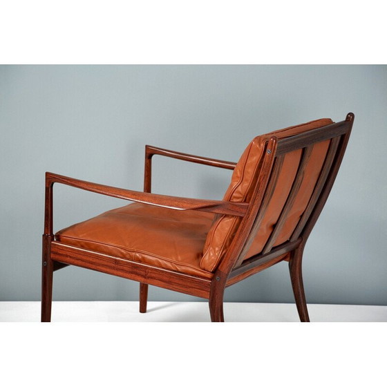 Image 1 of 2 vintage rozenhouten fauteuils van Ib Kofod-Larsen, 1958