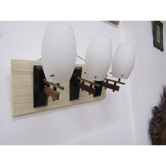 Image 1 of Set van 3 vintage wandlampen stilnovo