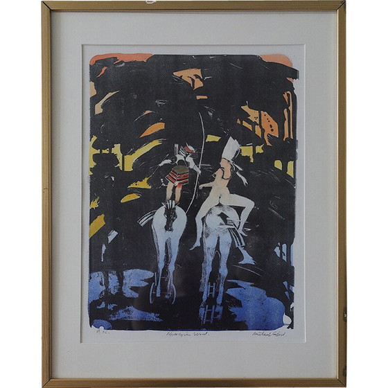 Image 1 of Vintage litho door Michael Casford