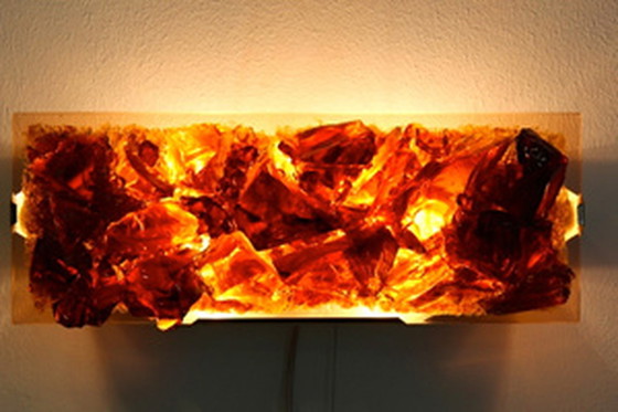 Image 1 of cosack leuchten kristal-brons glas 'G 692' wandlamp