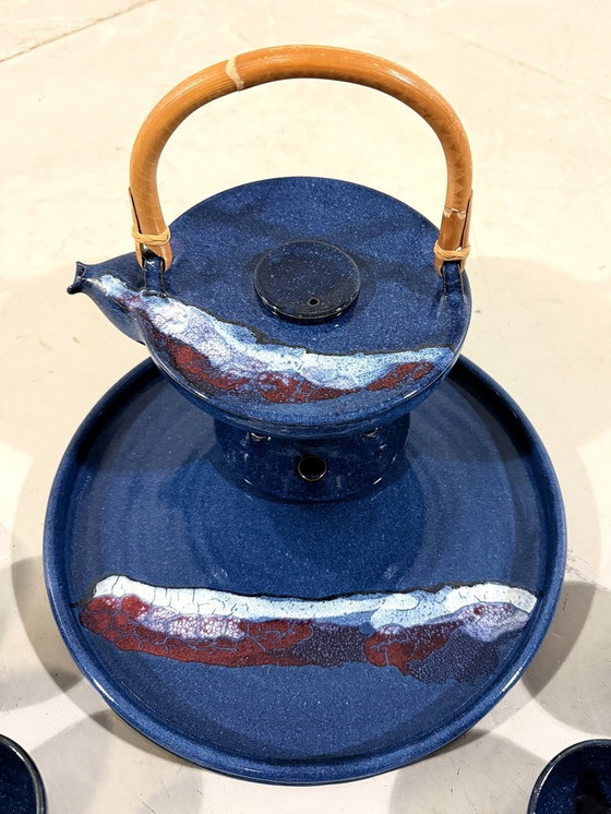 Image 1 of Aardewerk Theeservies Unica 1980-90'S