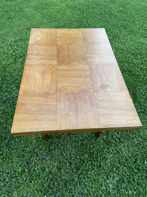 Vintage houten salontafel