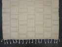 Berber tapijt - 261 cm x 152 cm - wit wol