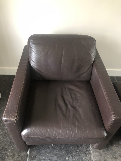 Rolf Benz Fauteuil Met Hocker