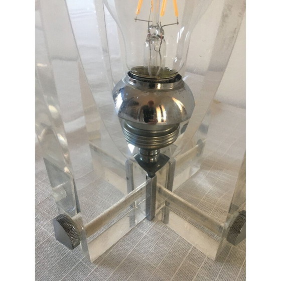 Image 1 of Vintage plexiglas lamp van Michel Dumas