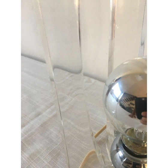 Image 1 of Vintage plexiglas lamp van Michel Dumas