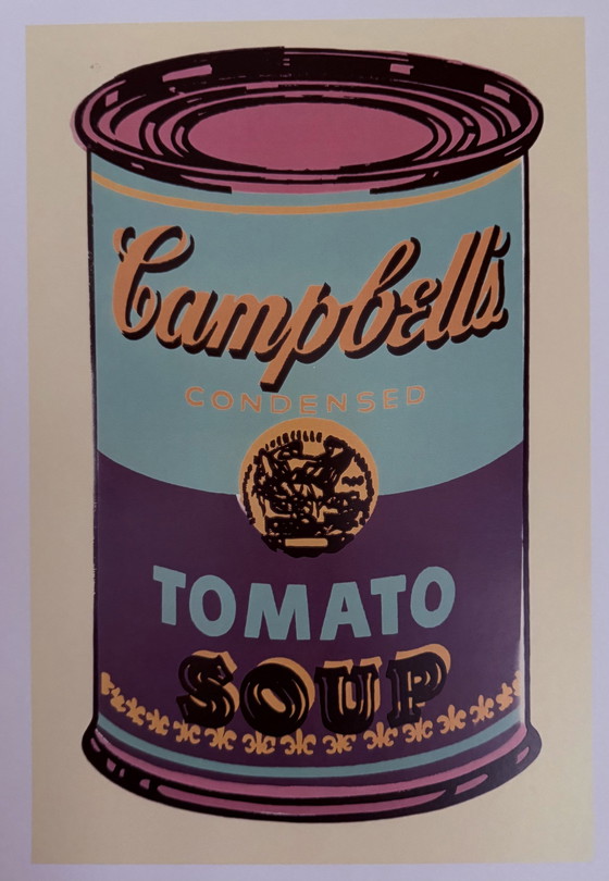 Image 1 of Andy Warhol: “Colored Campbell'S Soup Can, 1965”. 