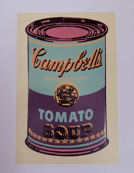 Image 1 of Andy Warhol: “Colored Campbell'S Soup Can, 1965”. 