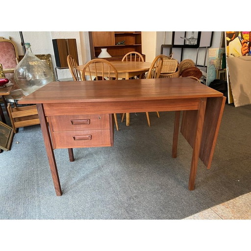 Vintage teakhouten bureau van Gunnar Nielsen Tibergaard, 1960