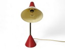 Zeer zeldzame tafellamp uit Mid Century